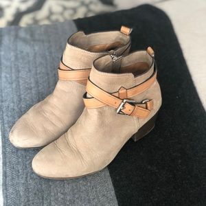 Coach “Paulina” women’s suede booties